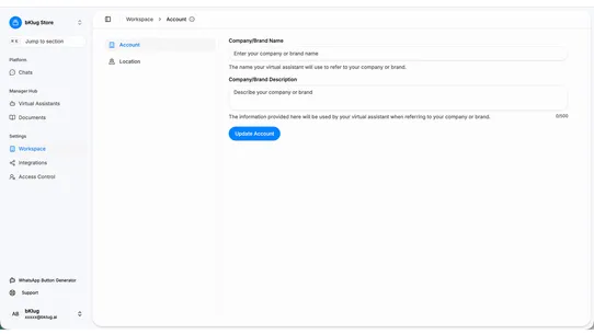 bKlug AI for WhatsApp Commerce screenshot