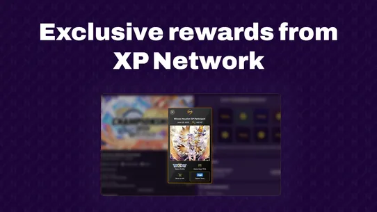 XP Network Rewards screenshot