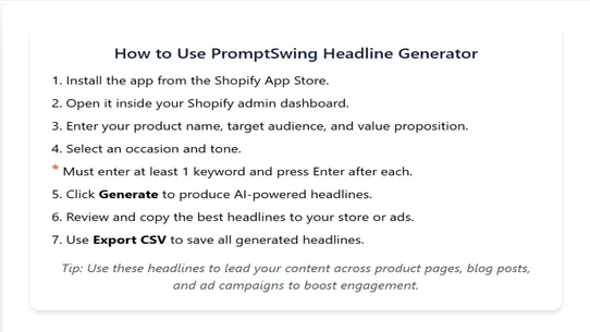 PromptSwing Connect screenshot