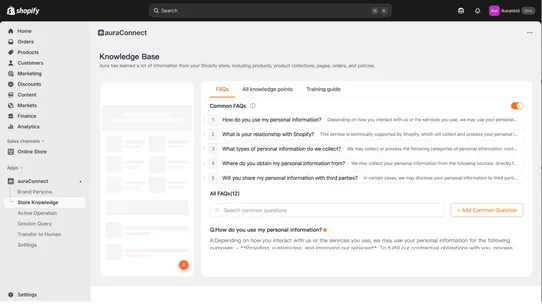 Aura Connect screenshot
