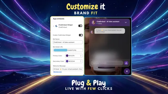 ChatEmbed ‑ AI Sales Agent screenshot