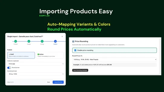 Kopy‑io Import &amp; Copy Products screenshot