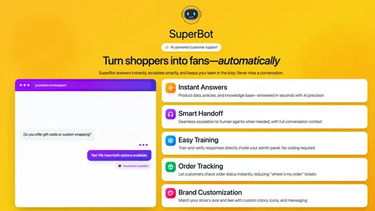 SuperBot: Next‑Gen AI Chatbot screenshot