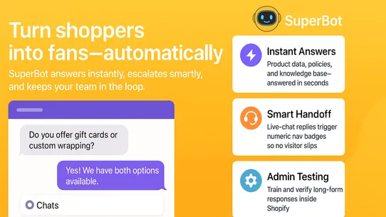 SuperBot: Next‑Gen AI Chatbot screenshot