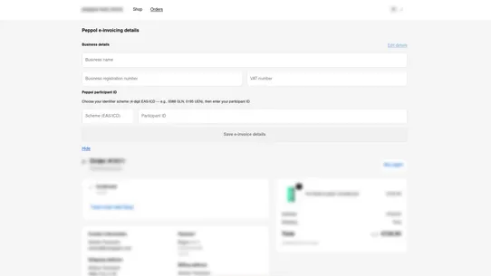 ElkSend e‑Invoicing screenshot