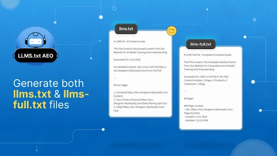LLMs.txt AEO Optimizer screenshot