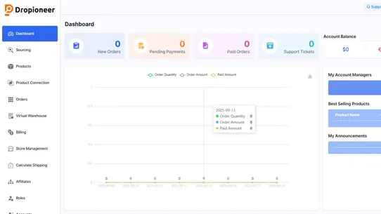 Dropioneer Dropshipping screenshot