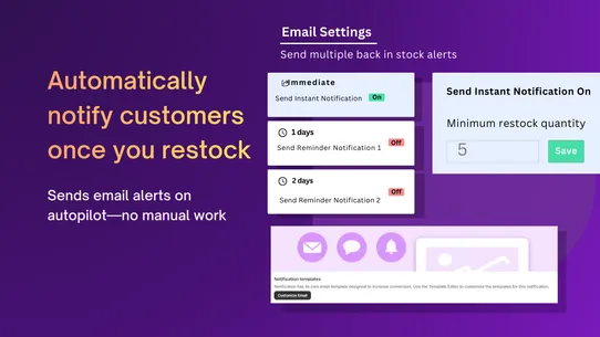 Back in Stock Hero screenshot