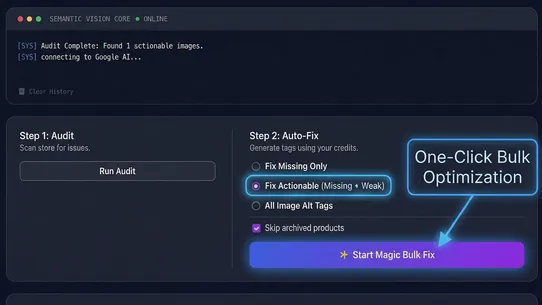 Semantic: AI Image Alt Tag SEO screenshot