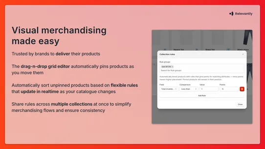 Relevantly: Easy Merchandising screenshot