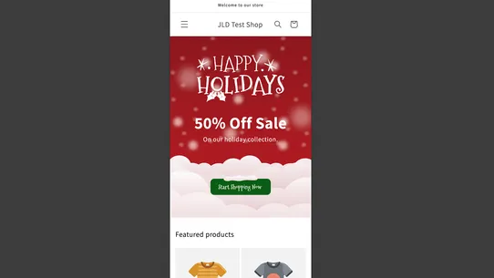 JLD Animated Holiday Hero screenshot