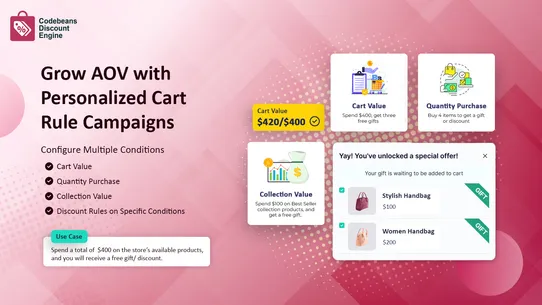 Codebeans Discount Engine screenshot