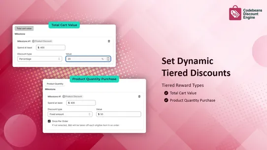 Codebeans Discount Engine screenshot