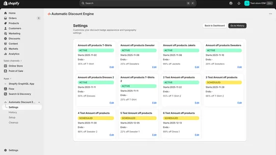 Automatic Discount Engine screenshot
