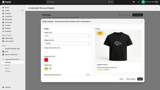 Automatic Discount Engine screenshot