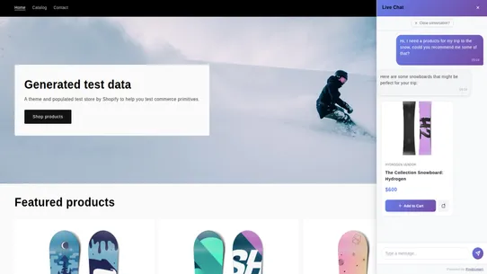 SmartAgent Chat screenshot