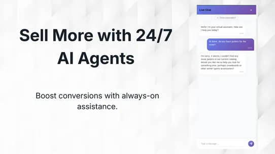 SmartAgent Chat screenshot