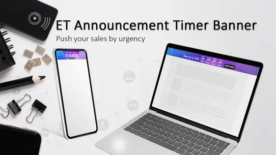 ET Announcement Timer Banner screenshot