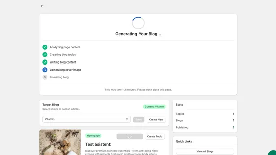 BlogGenAI: SEO Google&amp;ChatGPT screenshot