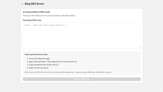BlogGenAI: SEO Google&amp;ChatGPT screenshot