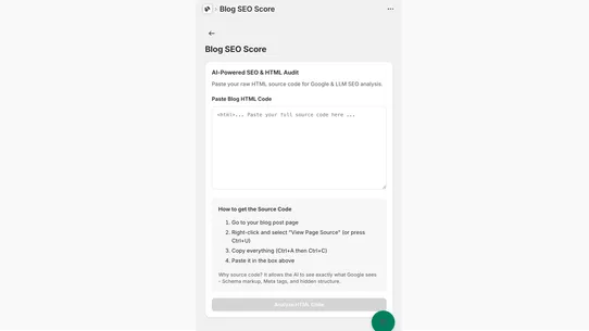 BlogGenAI: SEO Google&amp;ChatGPT screenshot