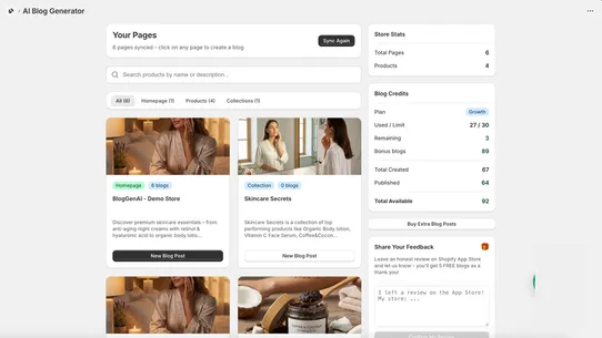 BlogGenAuto:SEO Google&amp;ChatGPT screenshot