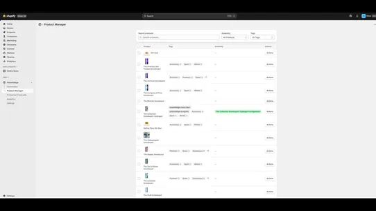 Assemblage: Bundle Inventory screenshot