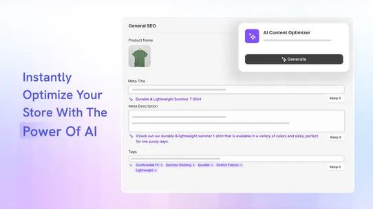 StoreSEO: AI SEO Agent screenshot