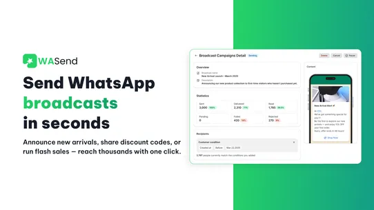 WASend‑ WhatsApp Marketing screenshot