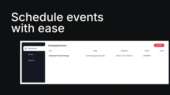 Theme On Time ‑ Schedule Theme screenshot