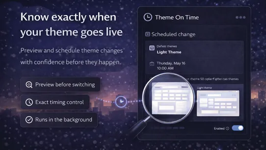 Theme On Time ‑ Schedule Theme screenshot
