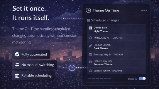 Theme On Time ‑ Schedule Theme screenshot