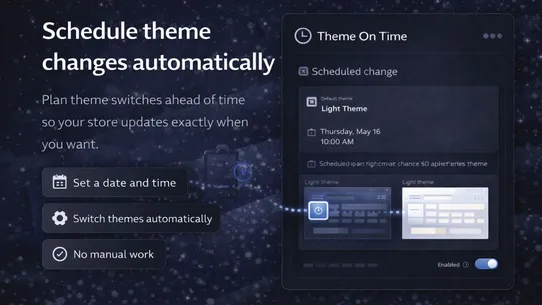 Theme On Time ‑ Schedule Theme screenshot