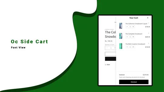 OC Side Cart screenshot