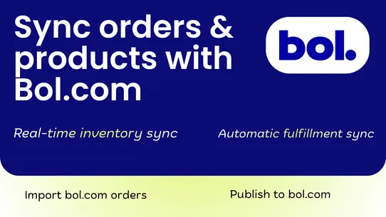 Bol.com Order and Product Sync screenshot