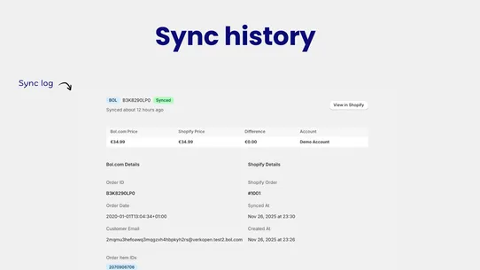 Bol.com Order Sync Easy screenshot