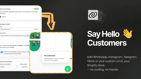 Linkmate ‑ Link and Buttons screenshot