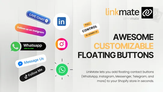 Linkmate: Floating Buttons screenshot