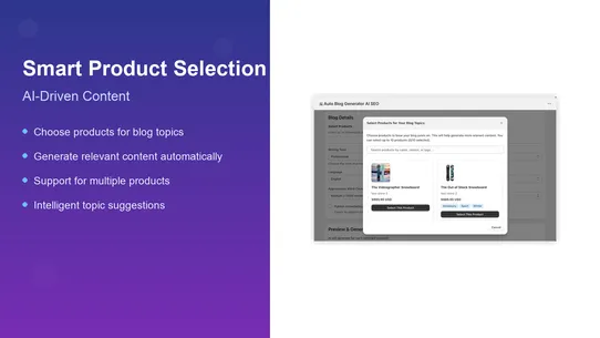 Auto Blog generator: AI SEO screenshot