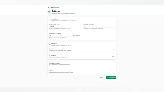 Inventory Copilot screenshot