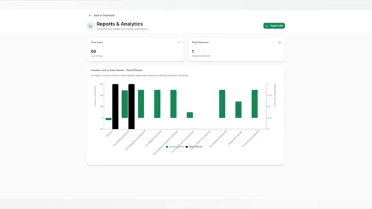 Inventory Copilot screenshot