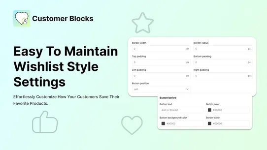 Customer Blocks ‑ Wishlist screenshot