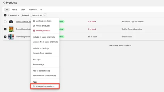 Categorify ‑Product Classifier screenshot