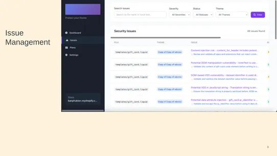 ThemeSafe ‑ Security ‑ Review screenshot