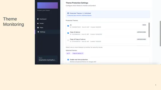 ThemeSafe ‑ Security ‑ Review screenshot