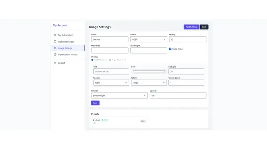 SIF‑AI ‑ ImageBoost Optimizer screenshot