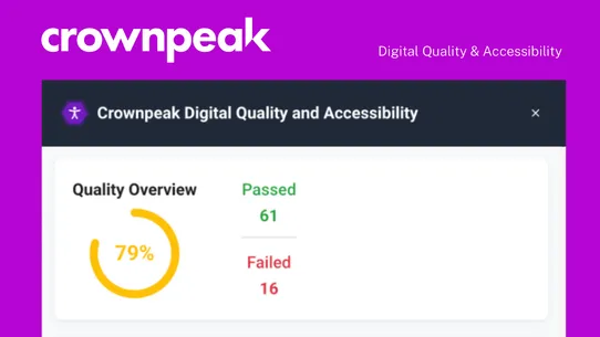 Crownpeak DQM screenshot