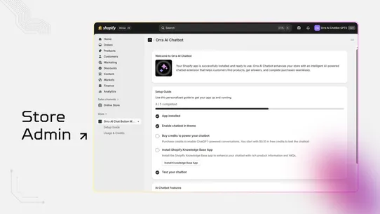 Orra AI Chabot MCP &amp; ChatGPT‑5 screenshot