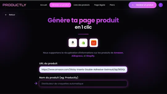 Productly ｜AI Store‑Builder screenshot