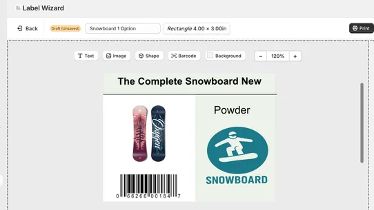 Label Wizard screenshot